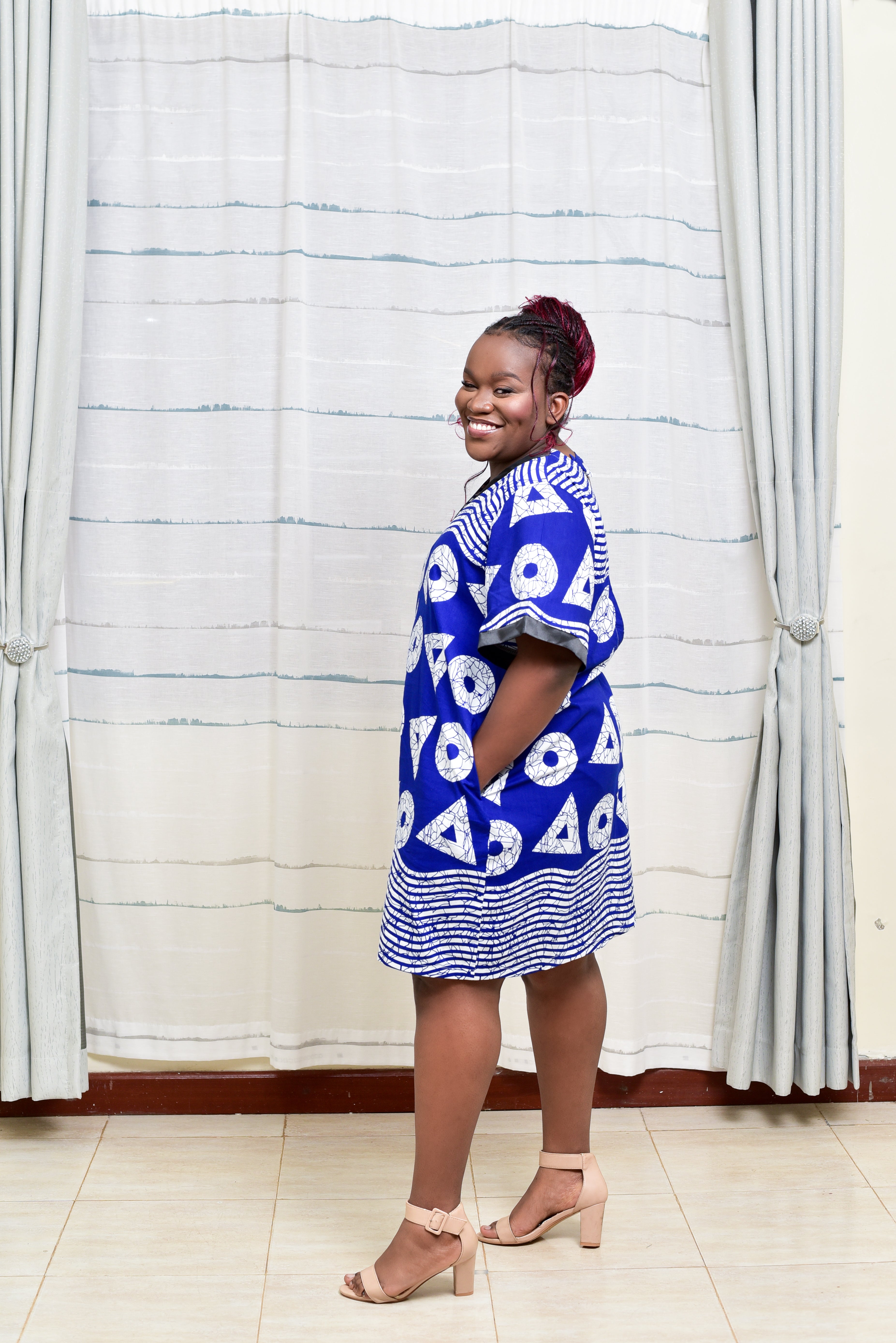 Dolly Blue Free Size Dress — Effortless & Feminine